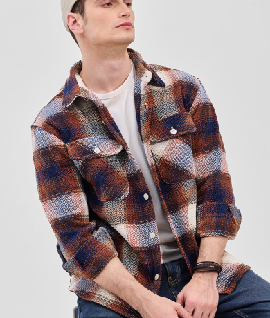 Raymond Cotton Men Shirt