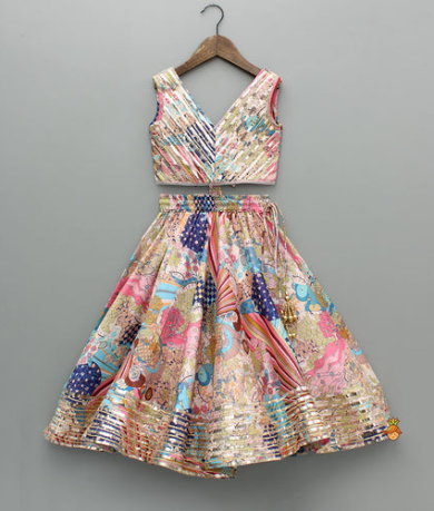 Top And Flared Lehenga
